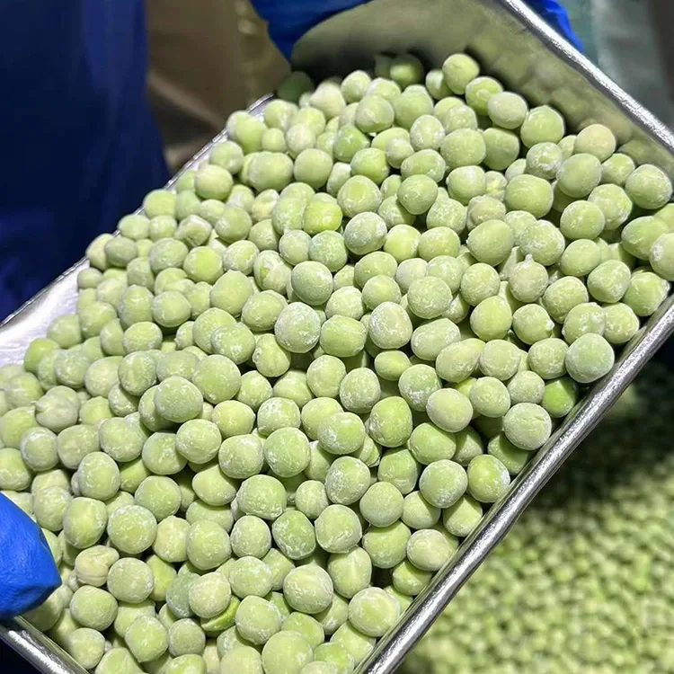 Pois sucrés sucrés et croustillants surgelés